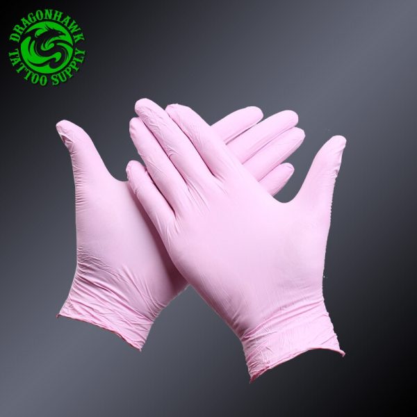 Pink Pearl Nitrile Gloves (8)